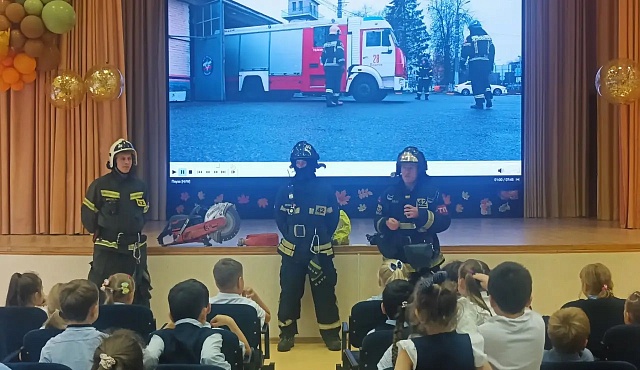 Профилактическое мероприятие с МЧС прошло в Лицее города Троицка